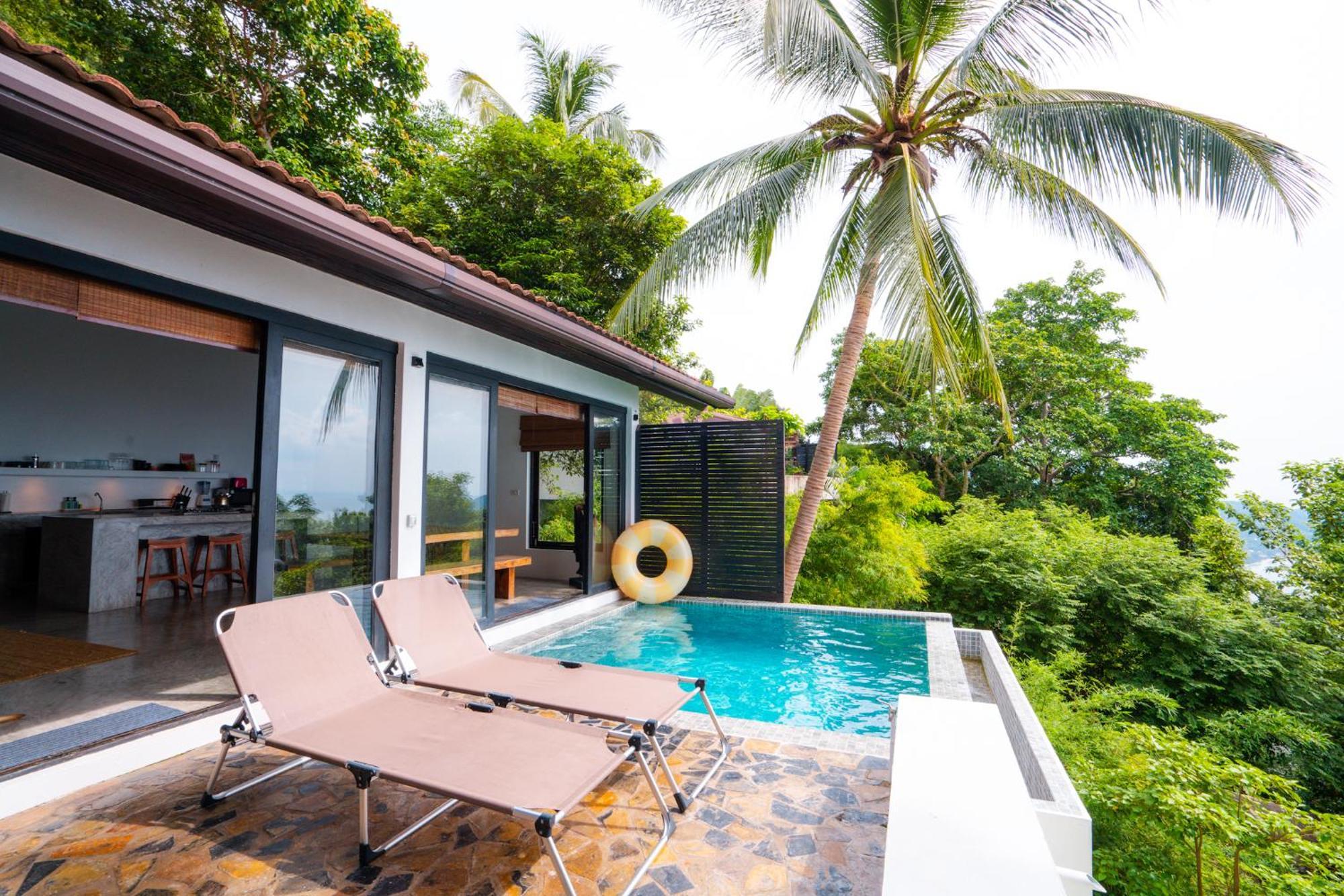 Lunar Villas Koh Tao - Luxury Private Pool Villas Exteriör bild